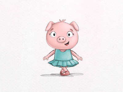 Another kind of beauty  children kids illustration sketch dancing pret.jpg