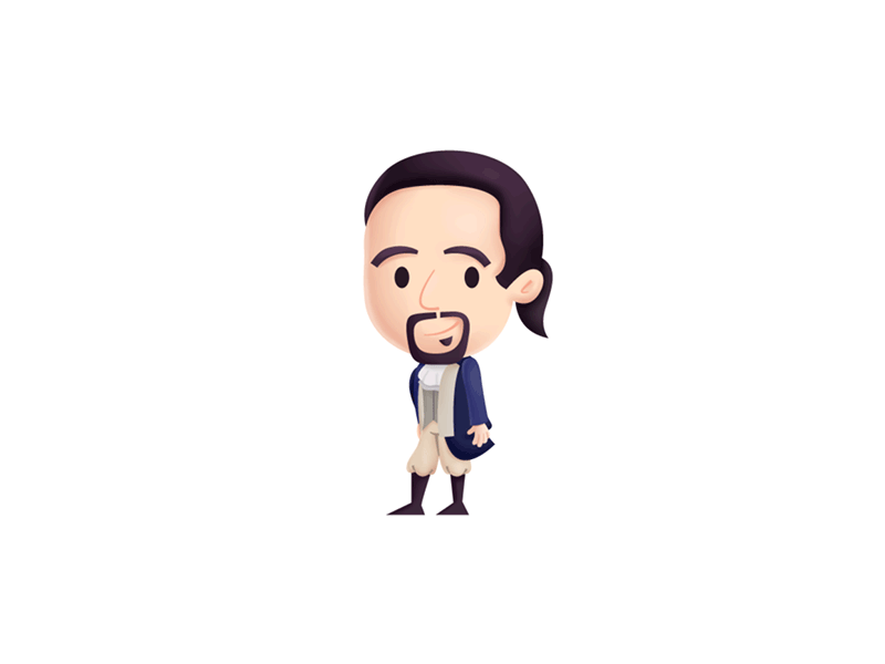 Amino Hamilton Sticker sticker app amino characters mexico cute hamilt.gif