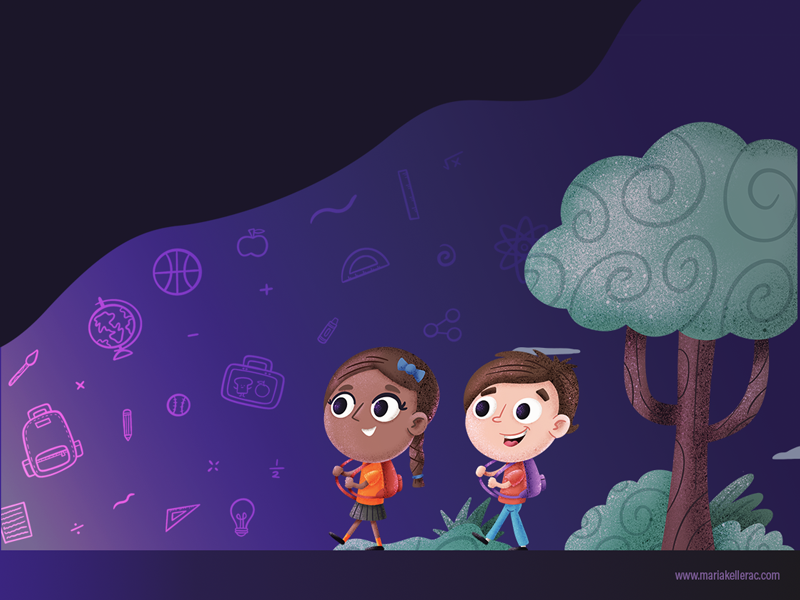 Back to School learn knowledge mexico kids characters cartoon cute pro.png