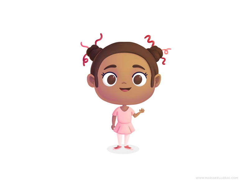 Ballerina book illustration ballet ballerina girl ilustracion children.png