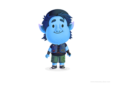 Barley Lightfoot mexico kids cartoon onward fanart cute disney childre.png