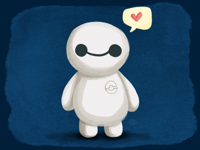 Baymax Speed Paint baymax big hero 6 mexico fanart cute movies quick p.jpg