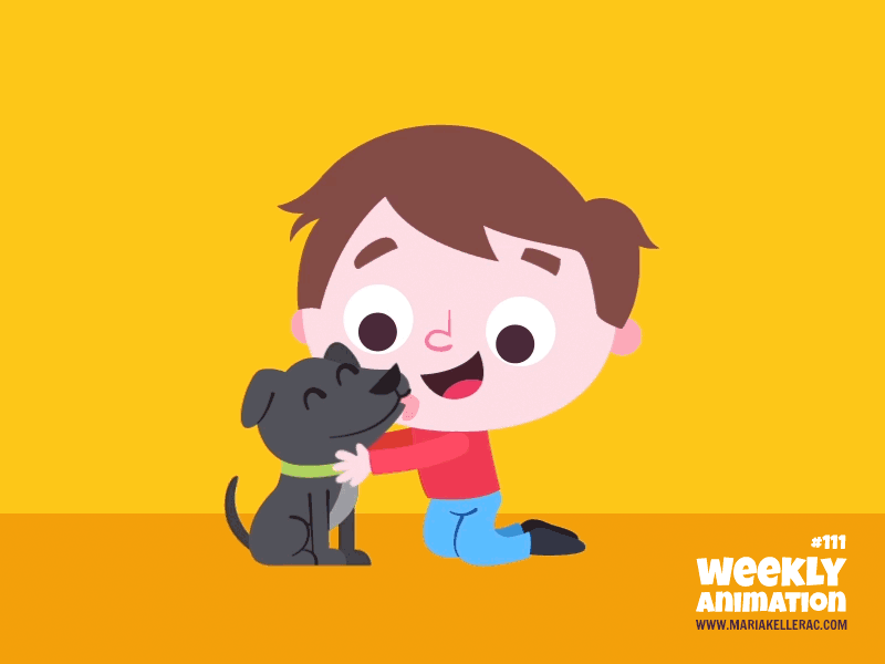 Best friends love cute mexico illustration animación animation kids pe.gif