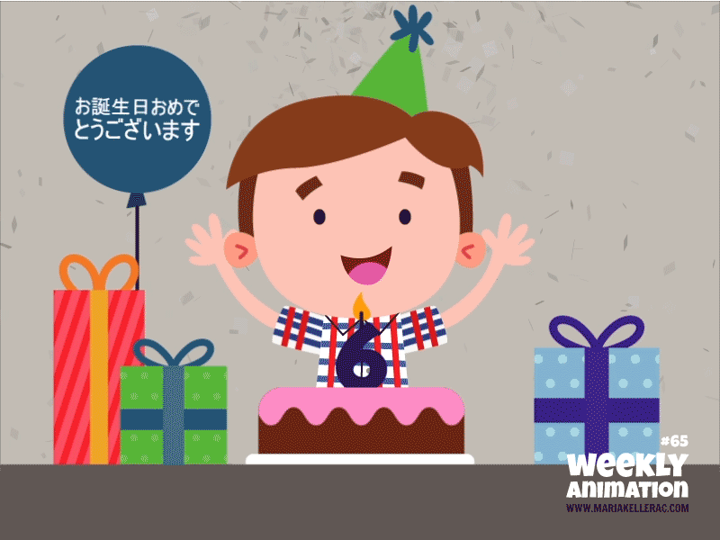 Birthday boy fiesta party six seis animacion mexico cumpleanos ben ani.gif