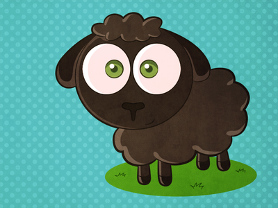 Black Sheep cartoon sheep mexico illustration vector character caricat.png