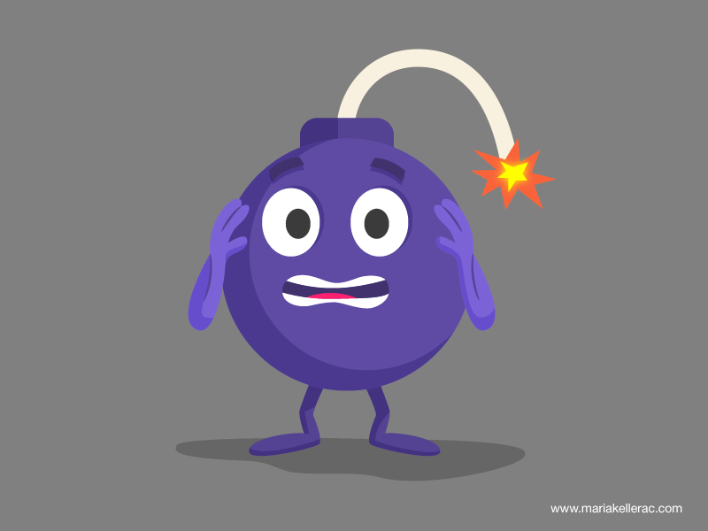 Bomb Animation bomba anxiety animation explotion bomb characters carto.gif