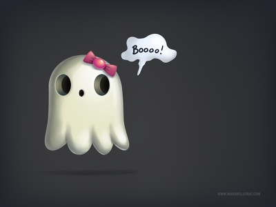 Boooo! boo cartoon illustration mexico characters fantasma ghost.jpg