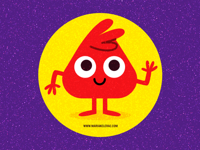 Busted texture children kids red illustration mexico busted character.png