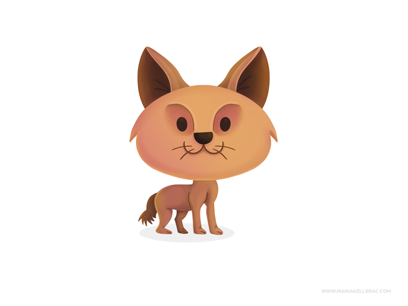 Cape Fox ilustracion character design mascot cute character procreate.png