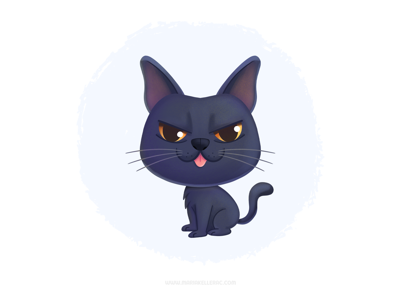 Cool Cat cute ねこ gato cat kidlitart cartoon procreate character childr.png