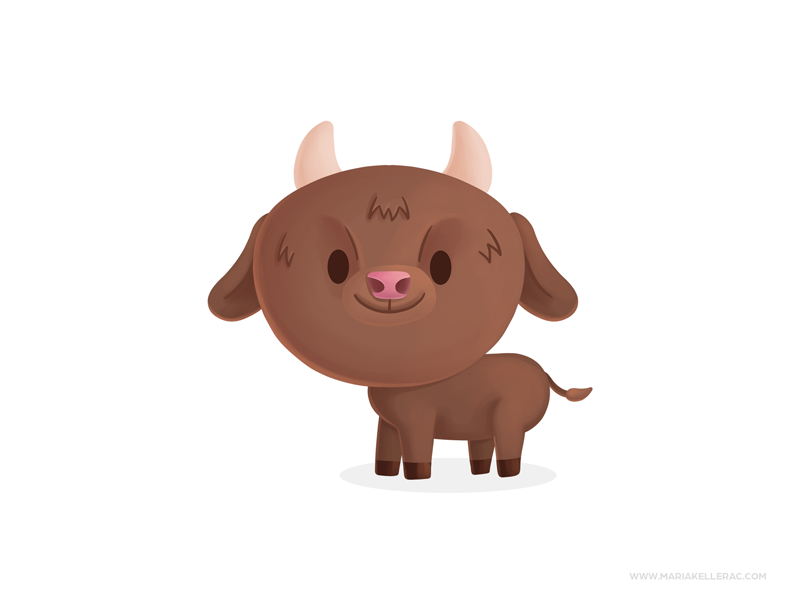 Cow character childrenart vaca cow procreate kidlitart children cute c.png