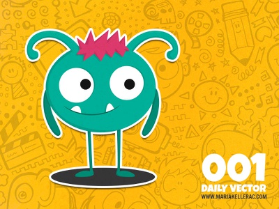Daily Vector  vector character monster cartoon mexico illustration.jpg