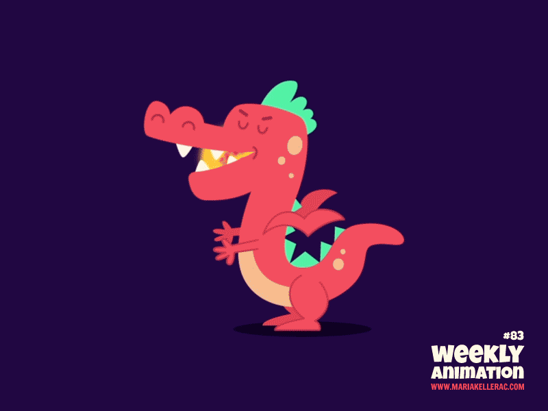 Dragon mexico children kids fuego fire animacion animation dragon.gif