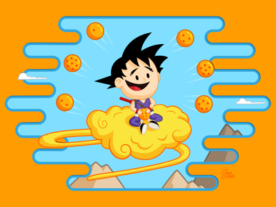 Dragonball Fanart anime fanart dragonball goku characters cartoons ill.png