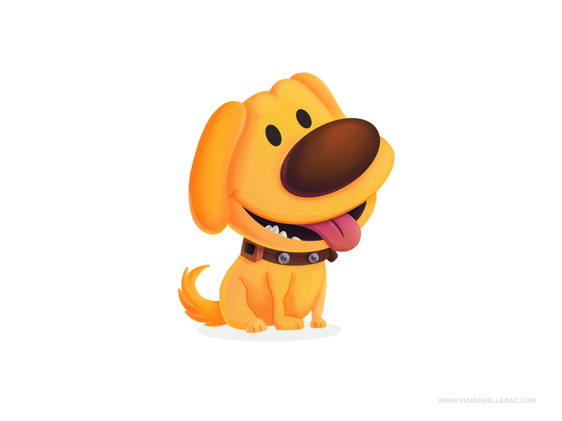Dug kidlitart up disney pixar fanart character children cute cartoon k.png