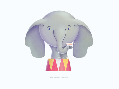 Dumbo movies animation 2019 mexico illustration disney cute charactera.png