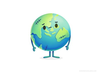 Earth illustration mexico kids cartoon cute children procreate kidlita.png