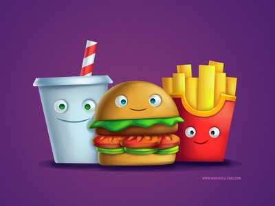 Fast food paint ilustracion illustration mexico rapida comida food fas.jpg