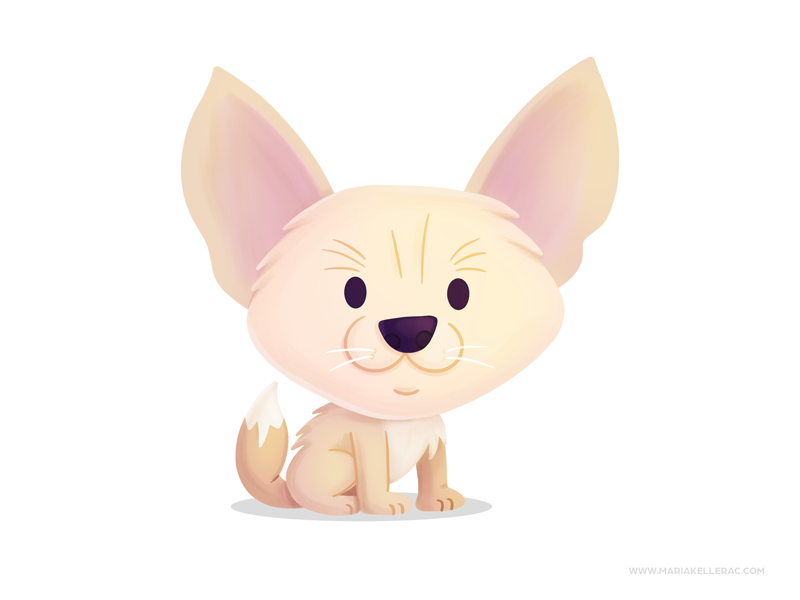 Fennec Fox procreate fox fennec kidlitart children cute kids cartoon c.png