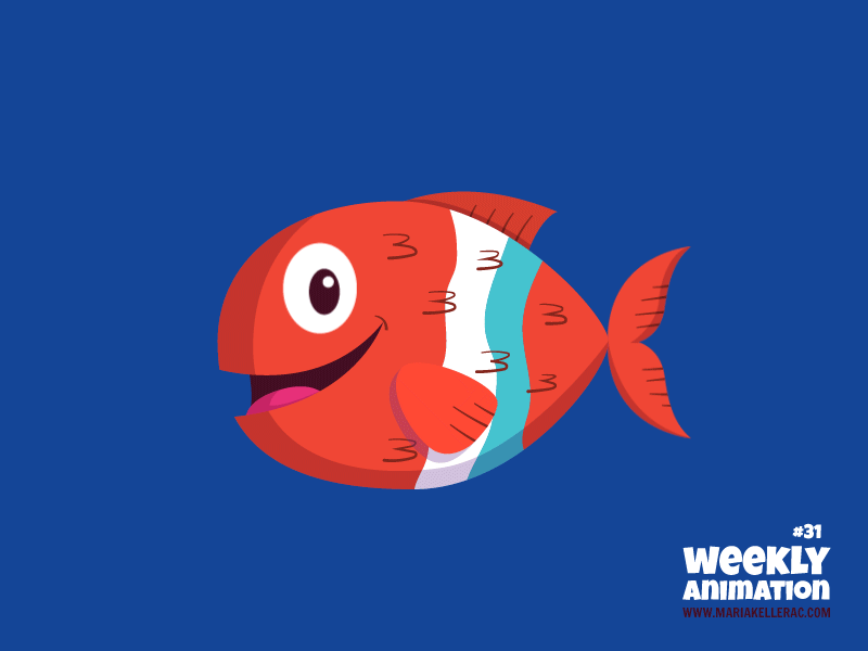 Fish nadar swim pez mexico gif fish animacion animation.gif