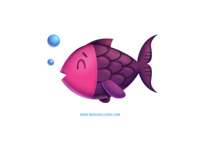 Fish ocean swim personajes pez character cartoon mexico colorful fish.jpg