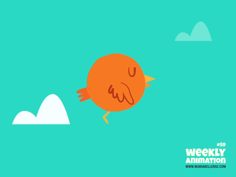 Flying Bird caricatura cartoon animacion animation mexico vuelo flying.gif