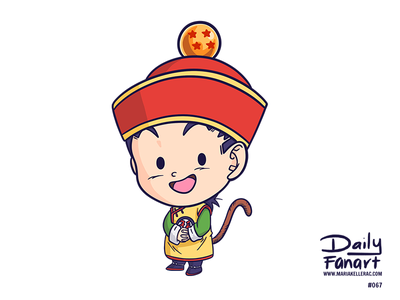 Gohan children mexico cute tribute fanart characters cartoon gohan dra.png