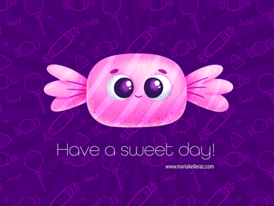 Have a sweet day! baby photoshop procreate kidlitartist dulce characte.png