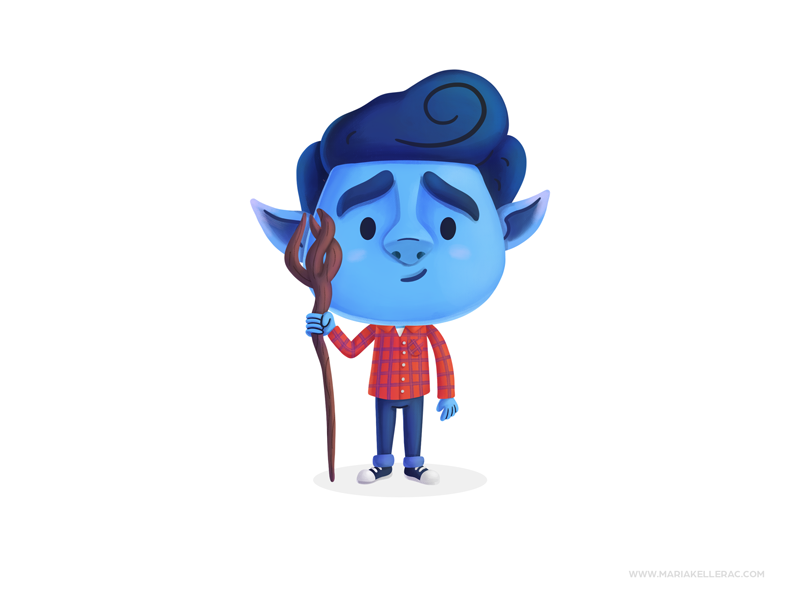 Ian Lightfoot movies procreate kidlitart children cute ian fanart onwa.png