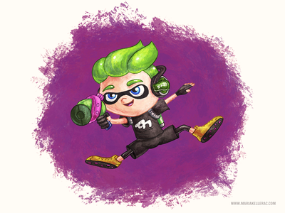 Inking time! jump pintura switch videogames tinta mexico character pai.png