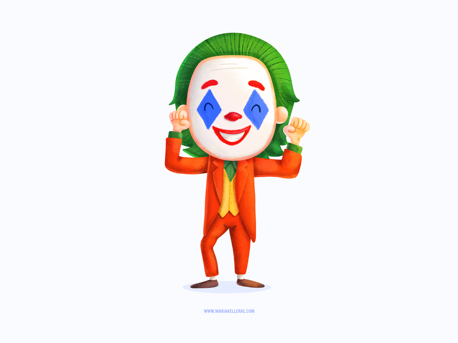 Joker happy kids mexico illustration procreate character cartoon cute.png