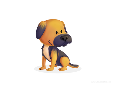 Jonas procreate perro character cute cartoon children kids mexico best.png