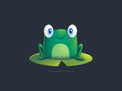 Little Frog mexico ilustracion rana character icon illustration frog.png