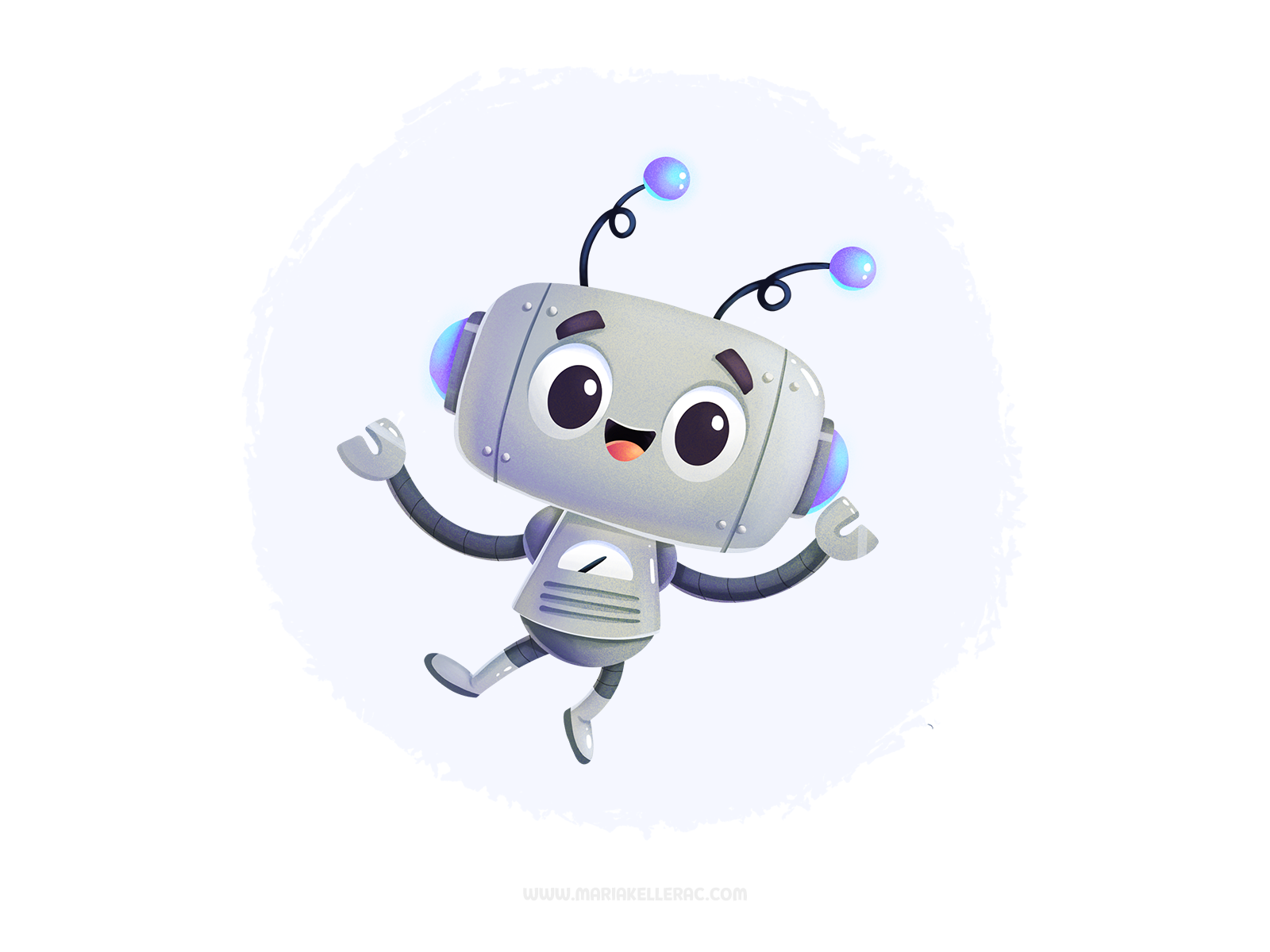 Little robot children character ilustracion cartoon procreate kids kid.png