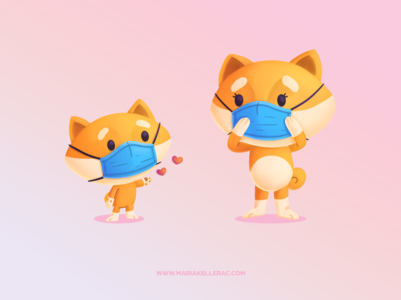 Love kids procreate shibainu mothersday son love mother shiba characte.png
