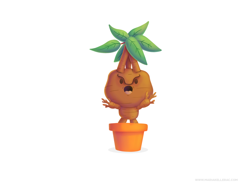 Mandrake imagination books mandrake harry potter procreate kidlitart c.png