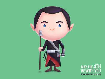 May the 4th be with you fanart cute caricatura cartoon mexico may the.png
