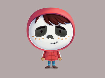 Miguel rivera children kids cute diademuertos mexico fanart disney coc.png