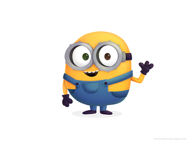 Minion mexico procreate cute movies children kidlitart cartoon charact.png