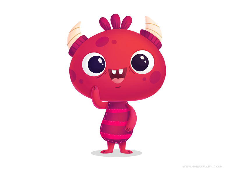 Monster monstruo monster kidlitart children procreate character kids c.png