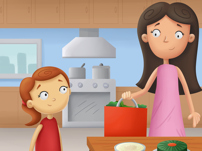 Moughamara food mom family design characters children kidlitart kids i.png