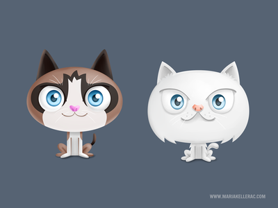 My friends cats cartoon cute ilustracion gatos characters kids cat cat.png