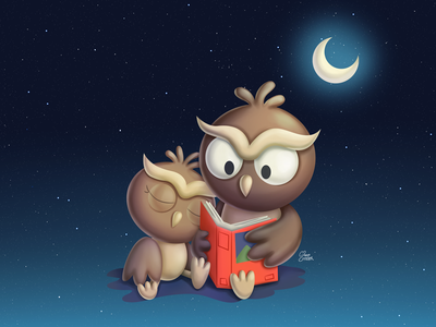 Night Night! children paint cute owly characters cartoons mexico owls.png