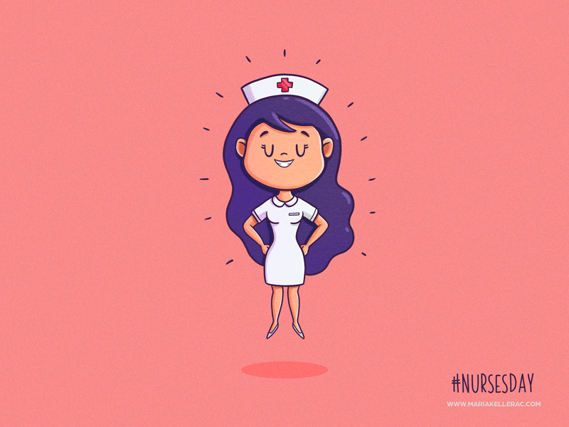 Nurses day thank you covid healthcare enfermera nurse ilustracion proc.png