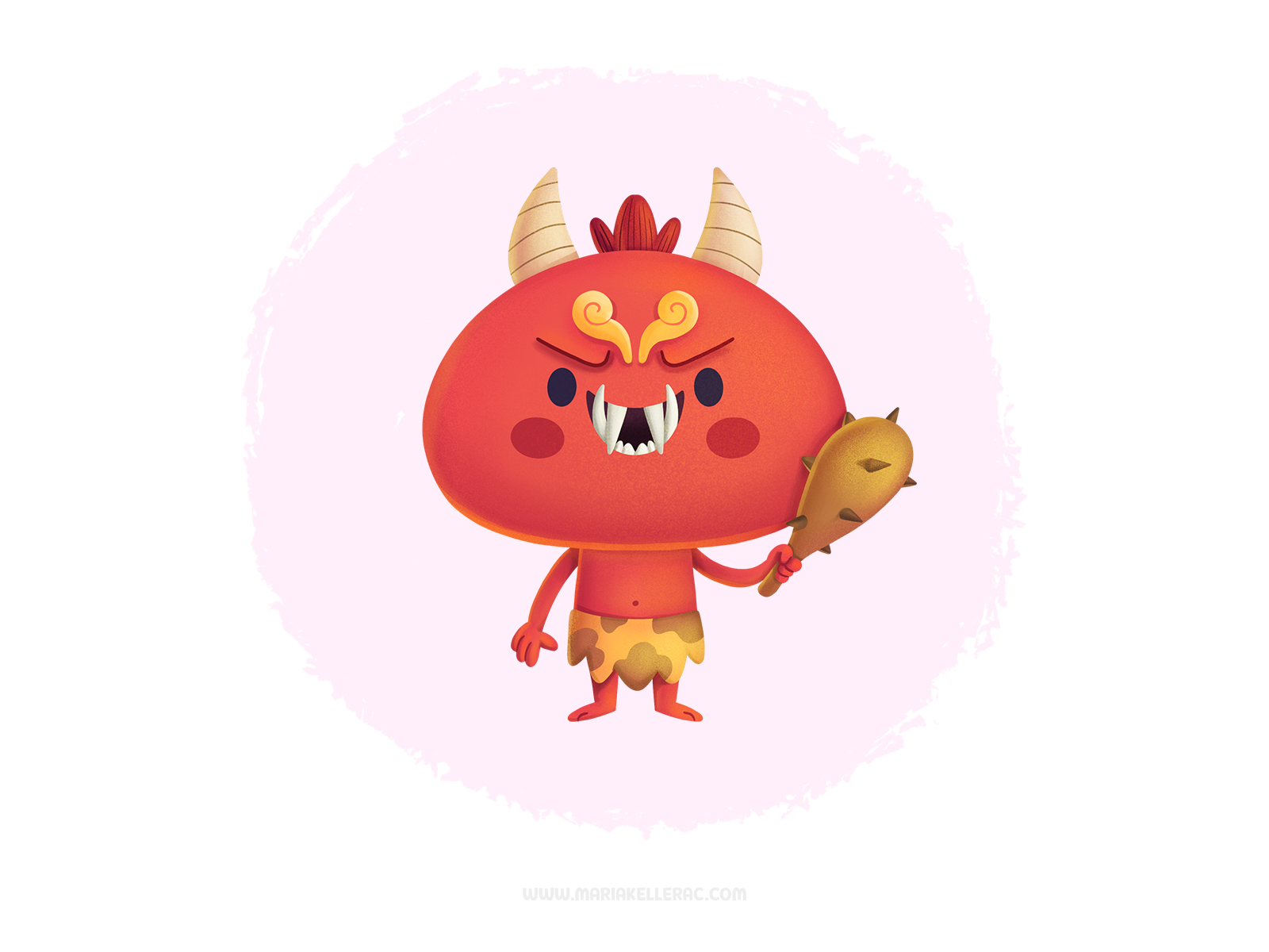 Oni 節分 kawaii kids kidlitart procreate character children cute cartoon.png