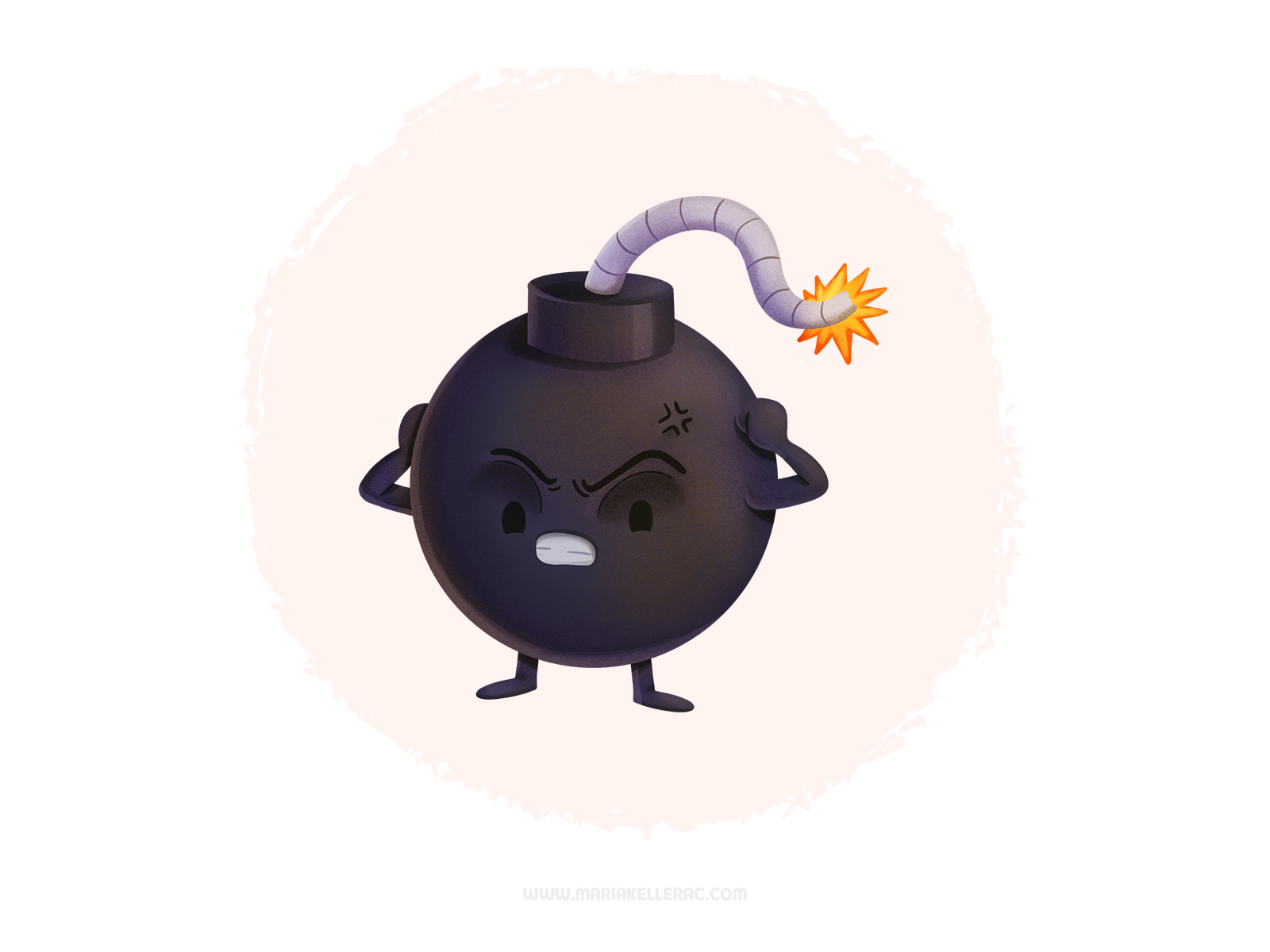Overwhelmed feelings anger illustration kids procreate kidlitart cute.png