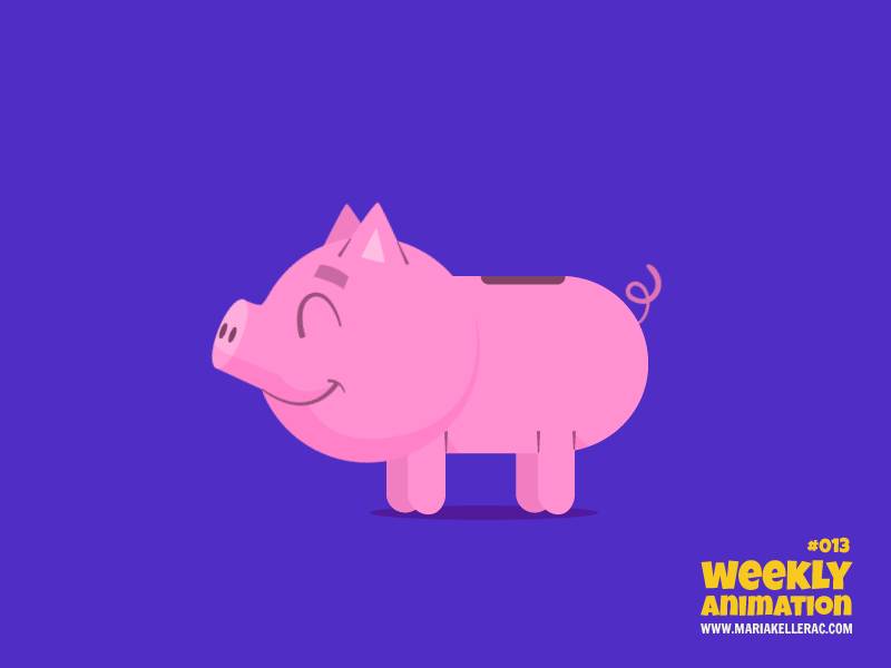 Piggy bank pig happy mexico alcancia bank piggy money savings animatio.gif