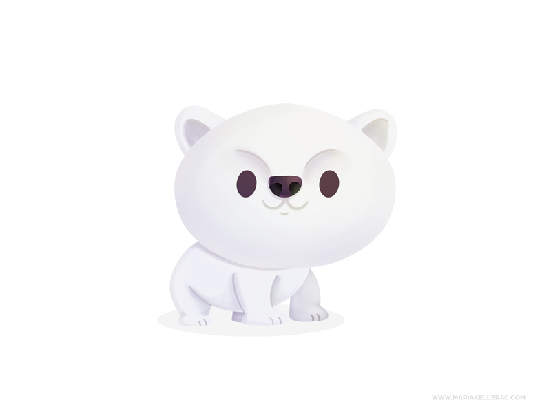 Polar Bear cartoon baby ilustracion illustration kidlitart character c.png