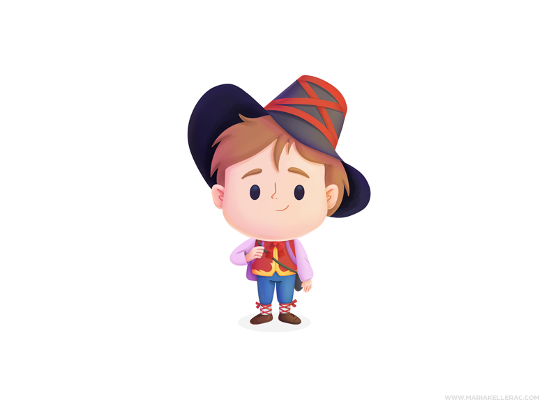 Remi 家なき子 cute character remix sans famille remi fanart kidlitart chil.png