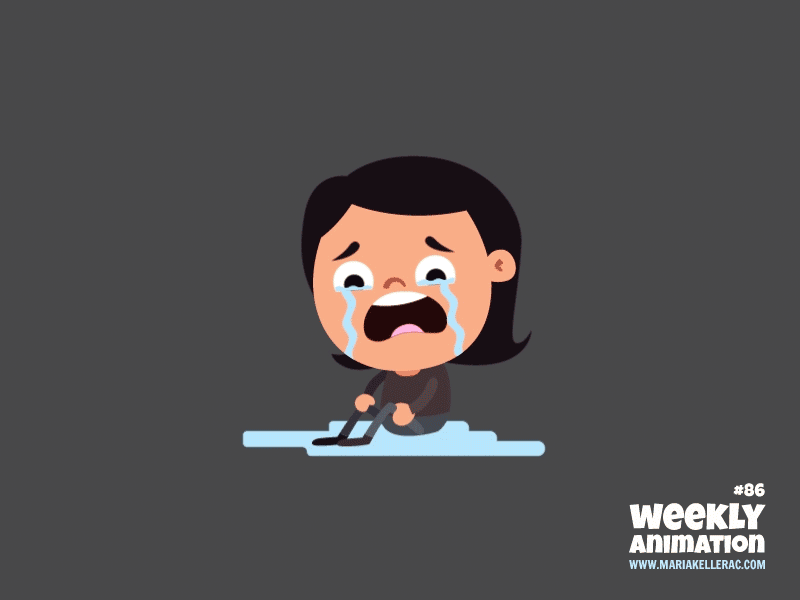 Sadness emotion llanto crying triste sad sadness kids children animaci.gif